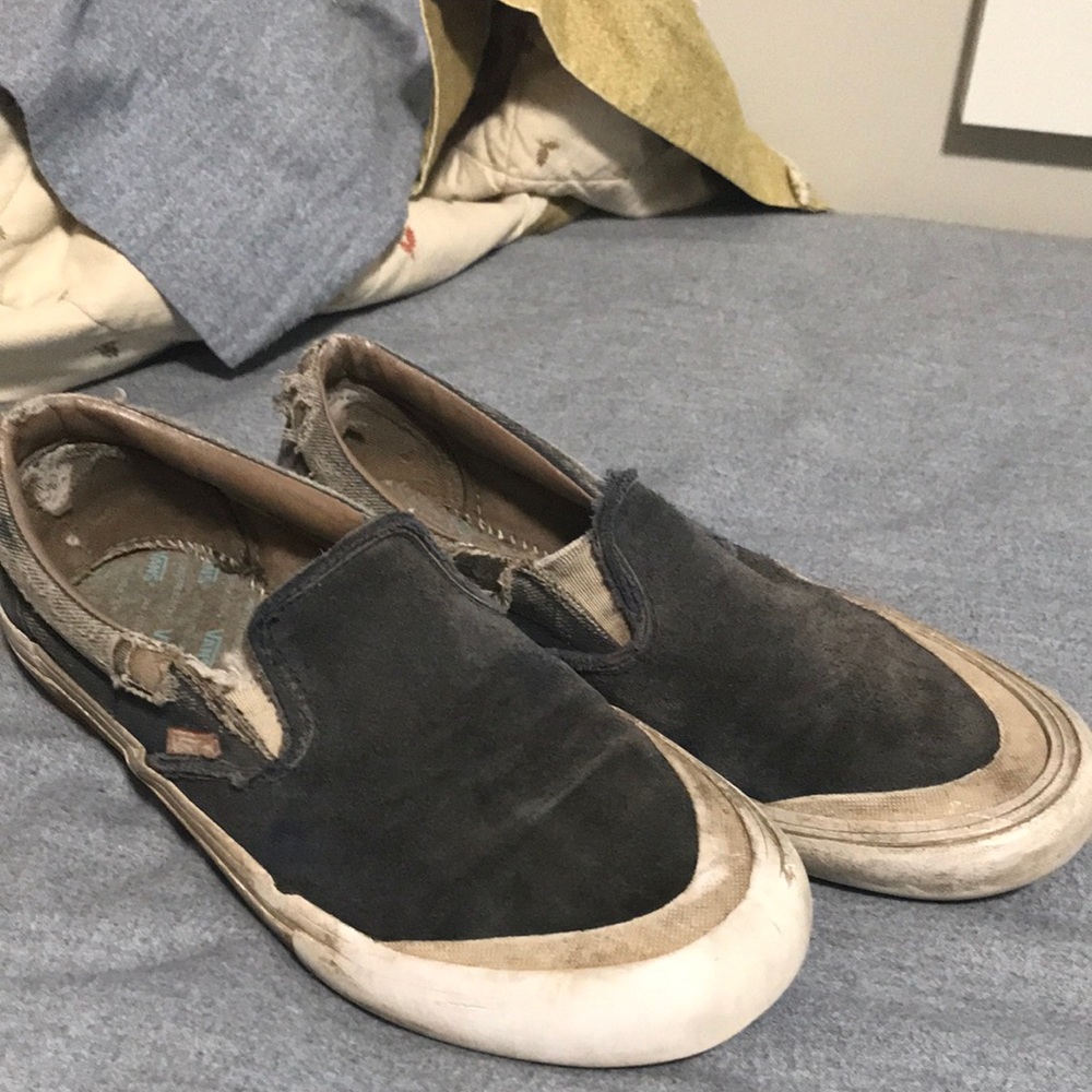 Thrashed skate shoes